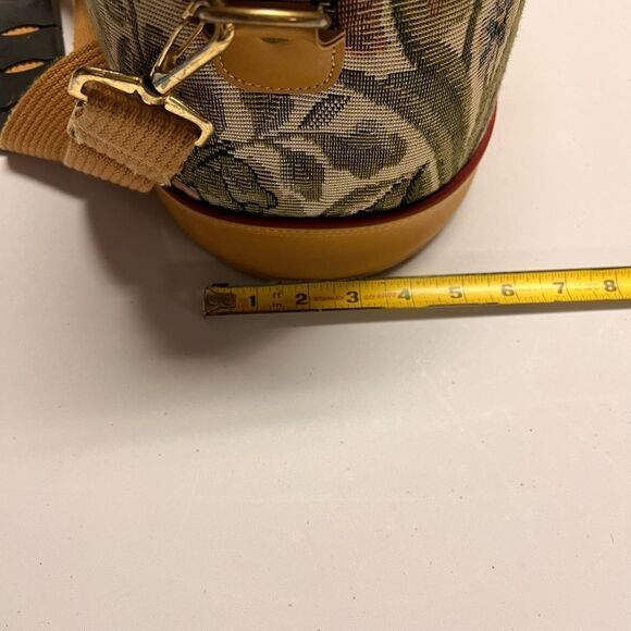 American Tourist Tan Tapestry Train Case Carry On Bag Vintage - Picture 12 of 16